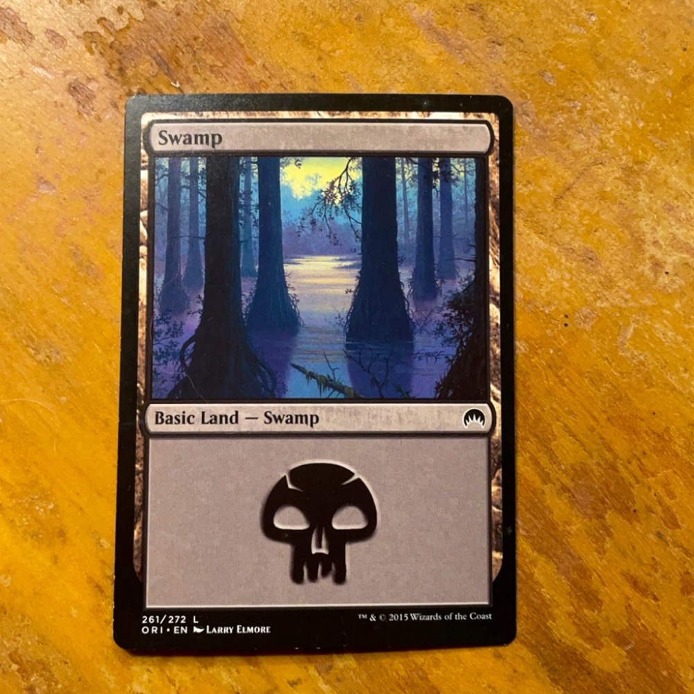 swamp 261/272 magic the gathering card